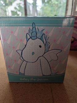 New SCENTSY Halley The Unicorn Buddy Plush in Original Box BNIB NIB Blue