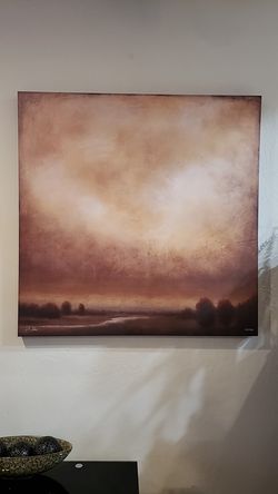 2 beautiful landscape pictures on canvas
