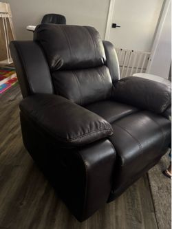 leather recliner chair