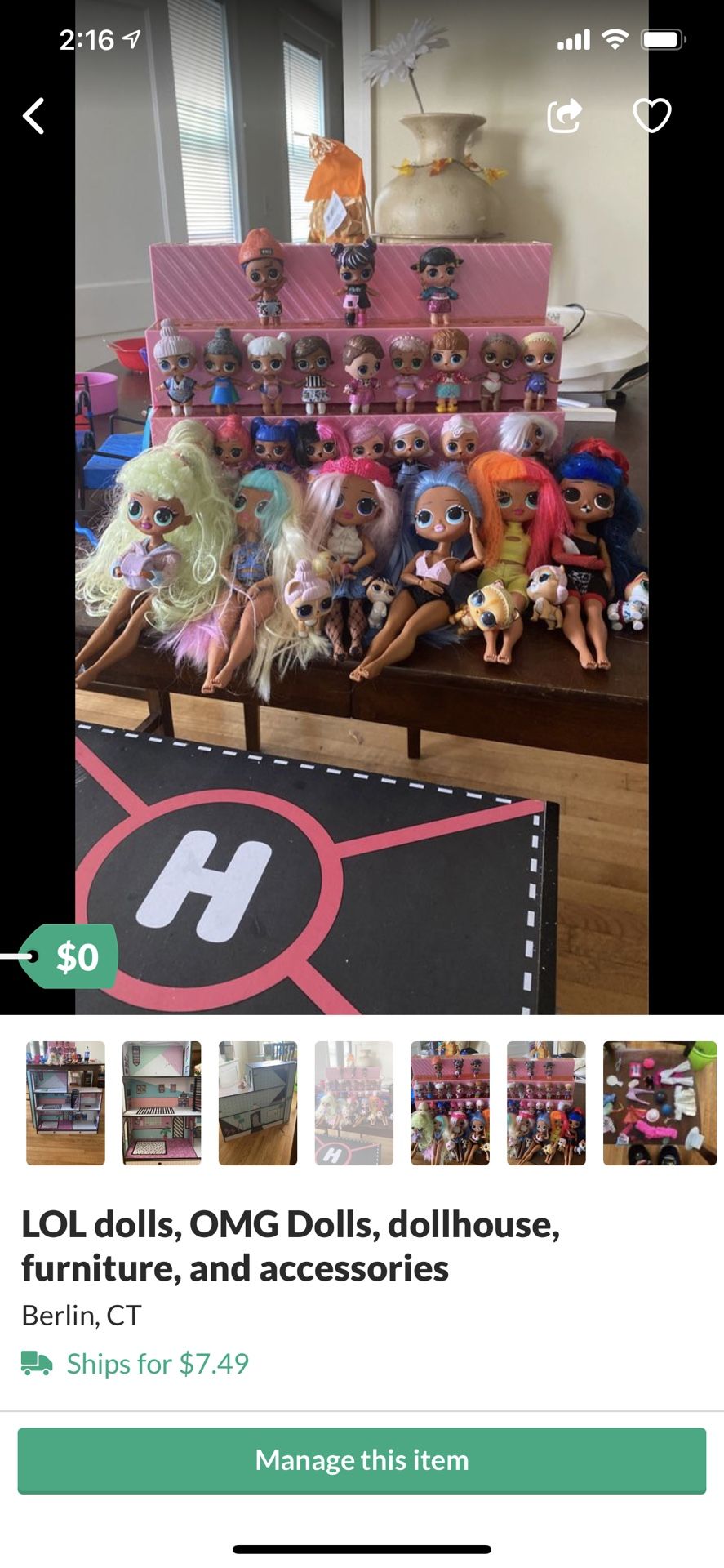 Omg/lol dolls and furniture