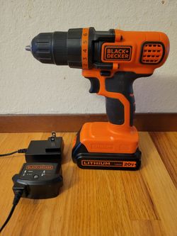 CORDLESS DRILL - Black and Decker with Battery and Charger!