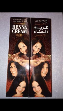 Red henna Cream