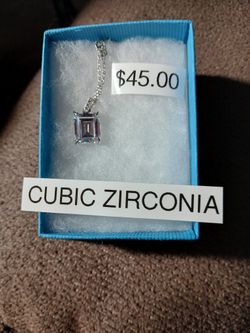 Necklace Cubic Zirconia Necklace $45.00, Others Priced On Box