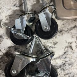 Set of 4 Swivel 2” Caster Wheels
