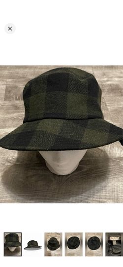 New! Free People Moss Black Bucket Hat Plaid