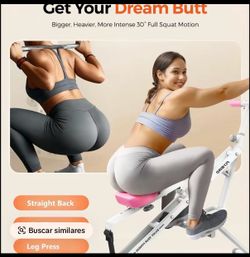 Adjustable Squat Assist Rowing Machine