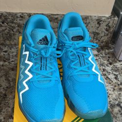 Adidas Don Issue #2 Crayola Signal Cyan Men Size 11 