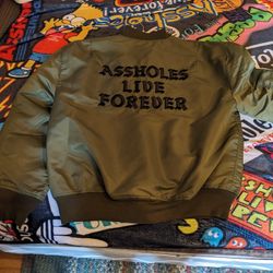 Assholes Live Forever Bomber Jacket