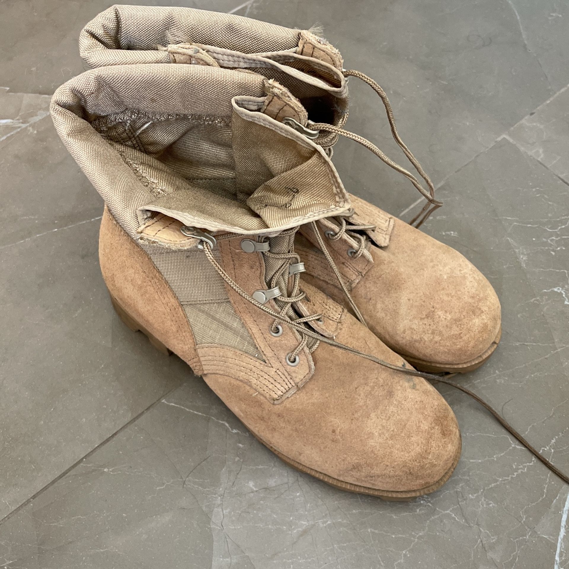 Military Tan Boots