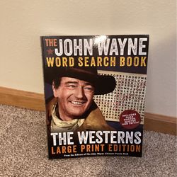 The John Wayne Word Search Book The Western’s Large Print Edition