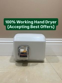 100% Working American Hand Dryer (Accepting Best Offers)