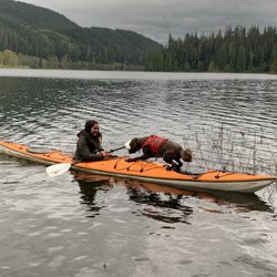 Sea Touring Fiberglass Kayak