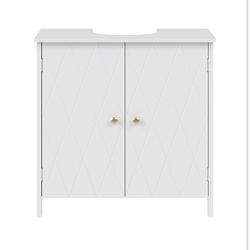Bathroom Pedestal Sink Storage Cabinet 