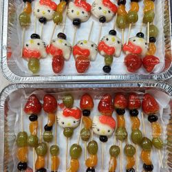 Tanghulu (Fresh Handmade Candied Fruit Skewers) Perfect for Events & Celebrations