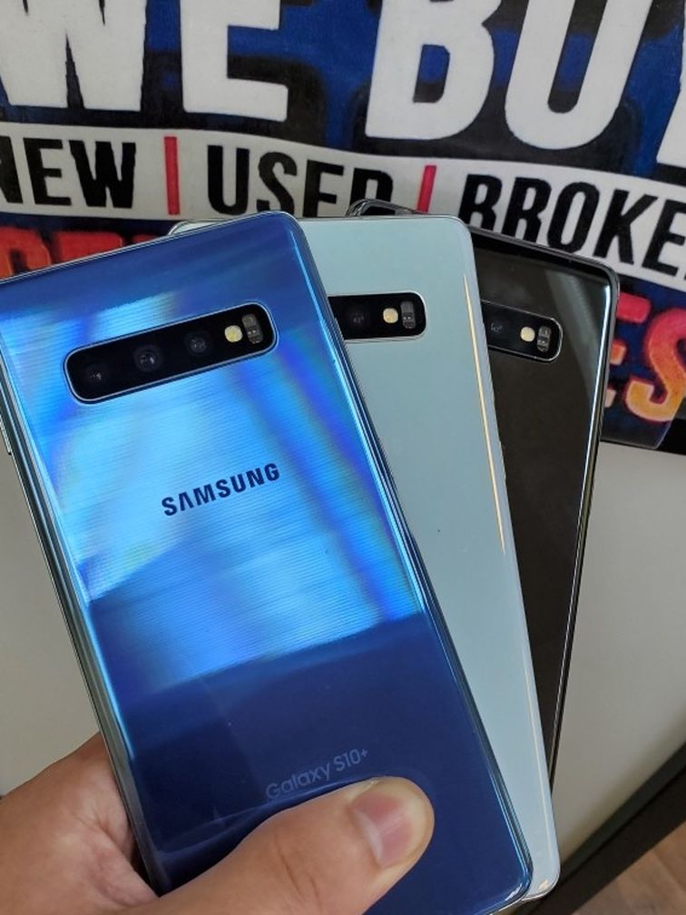 GALAXY S10 PLUS 128GB UNLOCKED FOR ANY CARRIER INTERNATIONAL TMOBILE METRO ATT CRICKET