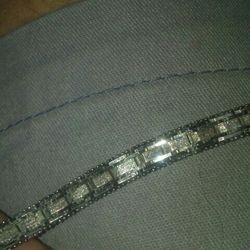 Italy Sterling Sliver Bracelets. Real Stones. 12 Bracelets