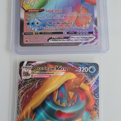 Drednaw VMAX 075/073 SWSH Champion’s Path Card - Rainbow Secret Rare - Mint