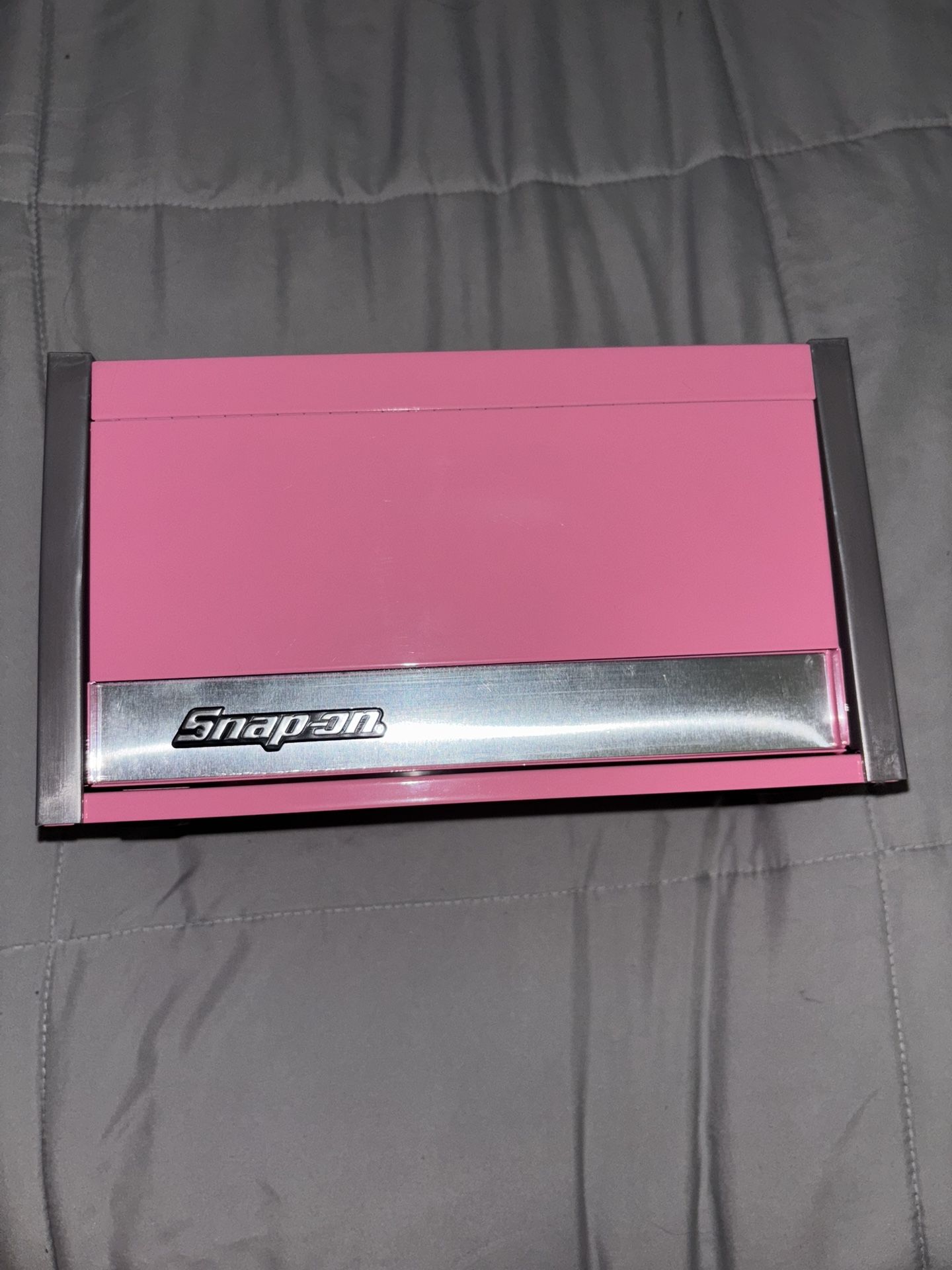 Mini Pink Snap On Tool Box