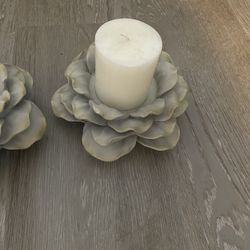 Flower Candle Holders $15