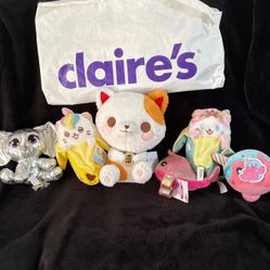 Claire’s Plushies $7 EACH !
