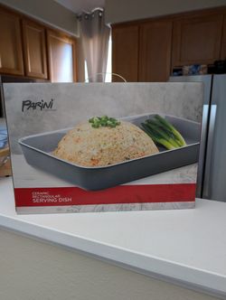 Ceramic Rectangular Serving Dish New In Box