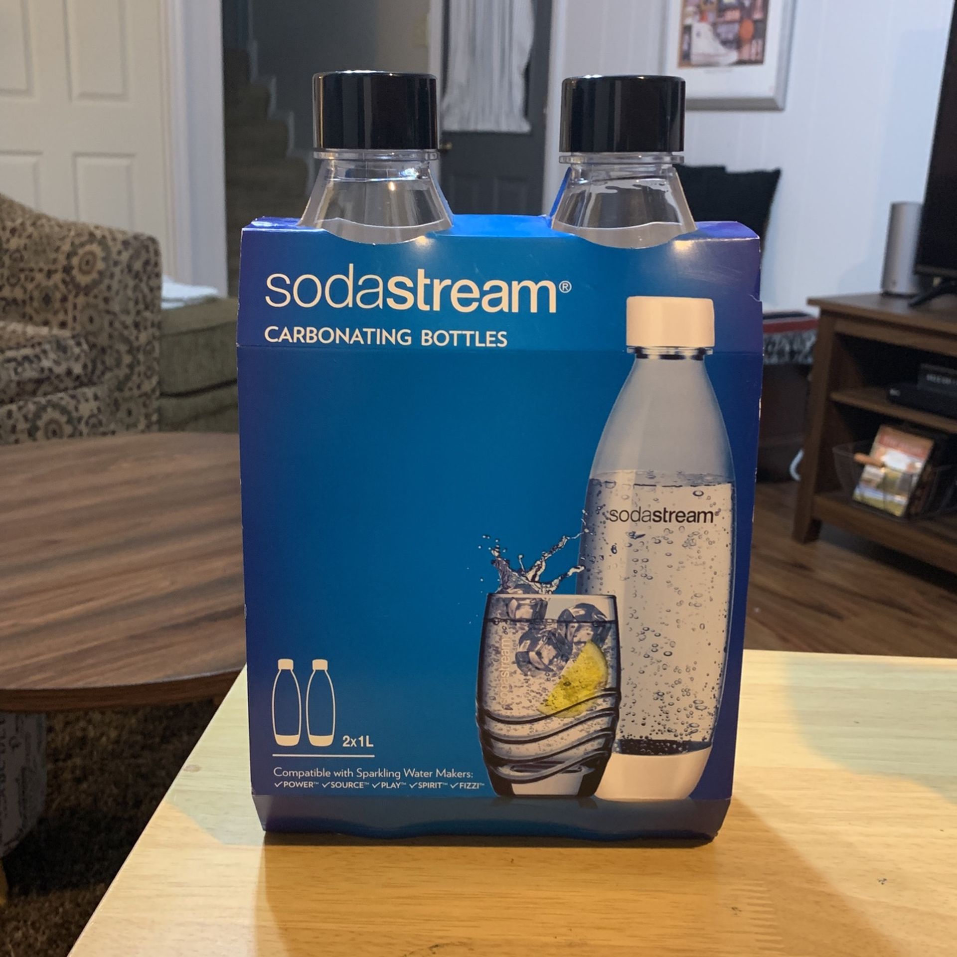 Soda stream carbonating bottles