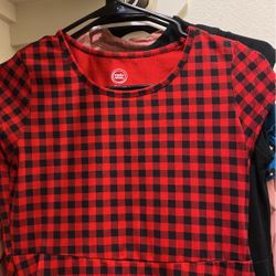 Girls Red And Black Dress Size 14 16