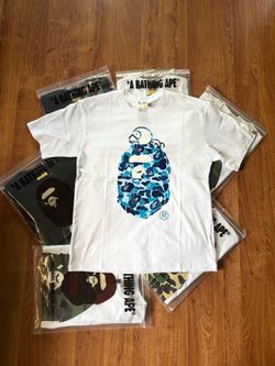 BLUE CAMO BATHING APE SHIRT