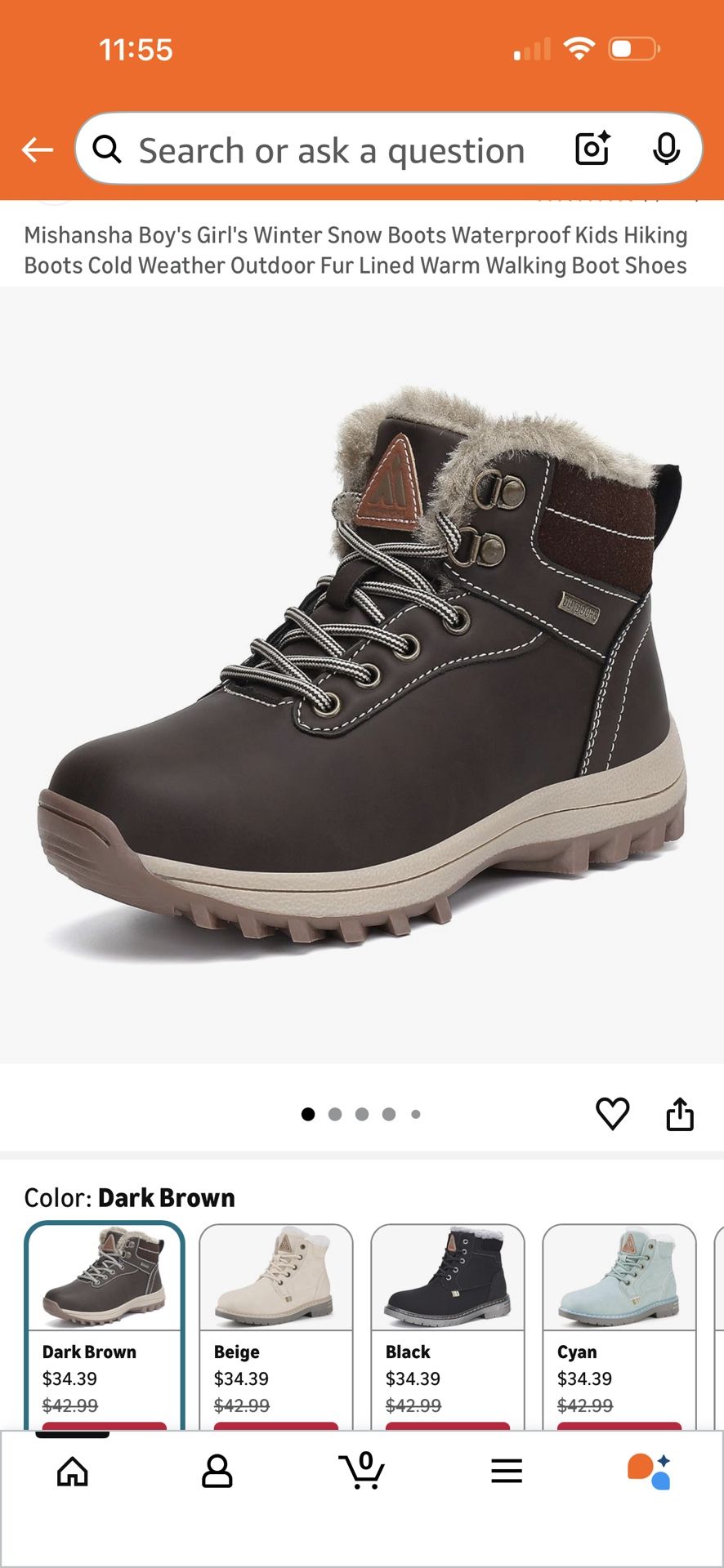 Kids New Snow  Boots💥🎄$10🎄💥