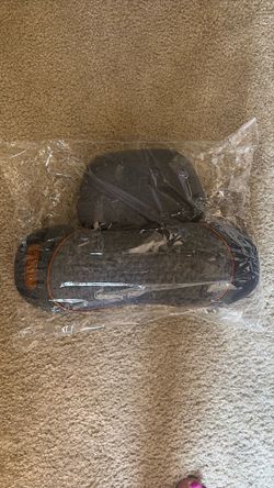 Heated neck massager