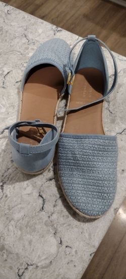 New Blue Ankle Strap  Size 10
