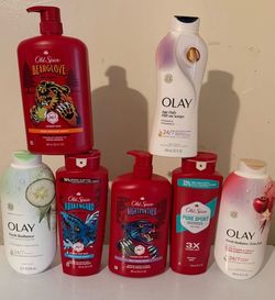 Old spice and Olay body wash bundle