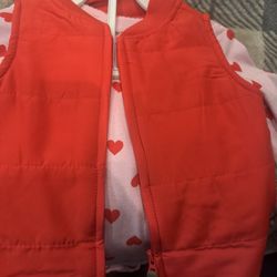 Heart Onsie With Red Vest 