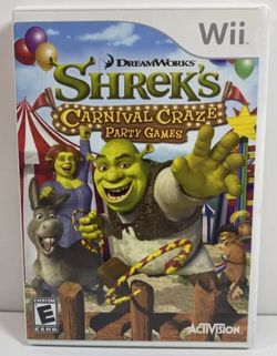 NINTENDO Wii SHREK's CARNIVAL CRAZE PARTY GAMES
