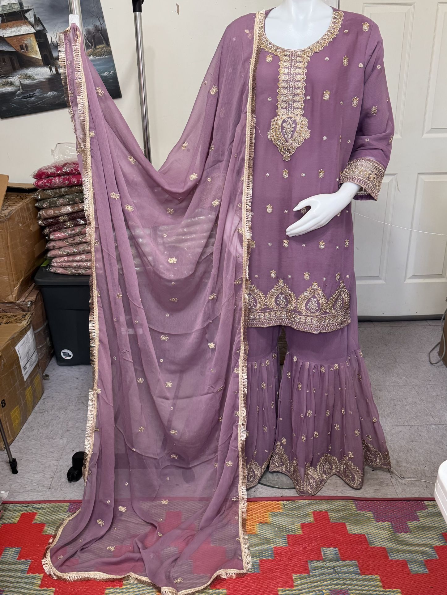 Chiffon Garara Dress