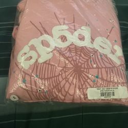 Sp5der Og Web Hoodie  ‘pink’