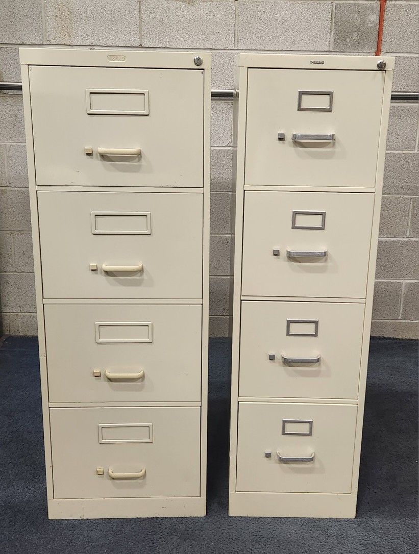 4 Drawer File Cabinets
