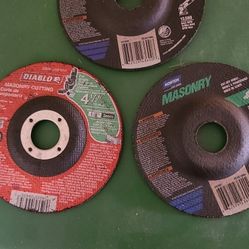 3 New Masonary Cutting Disks