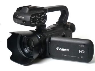 Canon XA10 Pro HD Camcorder SD Infrared Night Vision Handle + 2 Batteries, Case