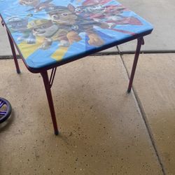 Kids Paw Patrol table 