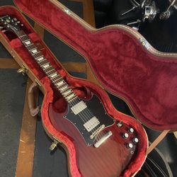 Epiphone Limited Ed SG Pro Guitar and Gibson SG Case