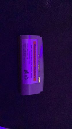 Lithium Ion 3.7V,     2600mAh,    9.62Wh. Replacement battery