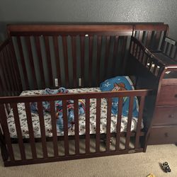 Free Convertible Crib Mattress With Storage And Changing Table