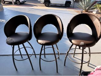 Set of 3 Modern Bar Stools / Counter Chairs 🪑