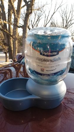 Extra large dog Water dish with filter