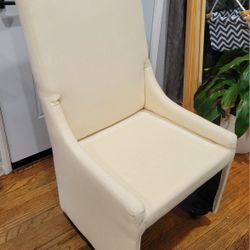 Restoration Hardware Belgian Slope Arm Side Chairs