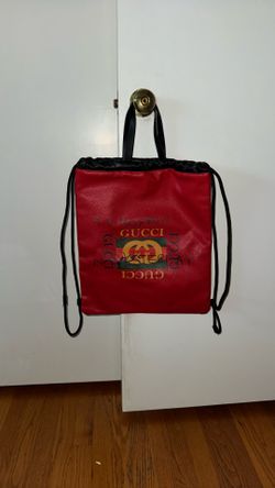 Red handbag 