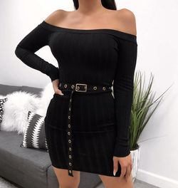 Off the shoulder dress