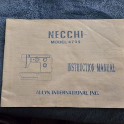 Necci Sewing Machine