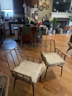 6 World Market  Chairs new In The Box